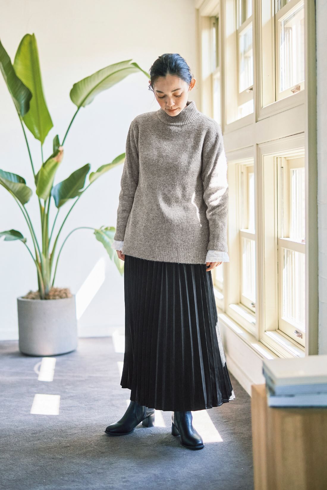 and myera|ａｎｄ　ｍｙｅｒａ　アコーディオンプリーツスカート