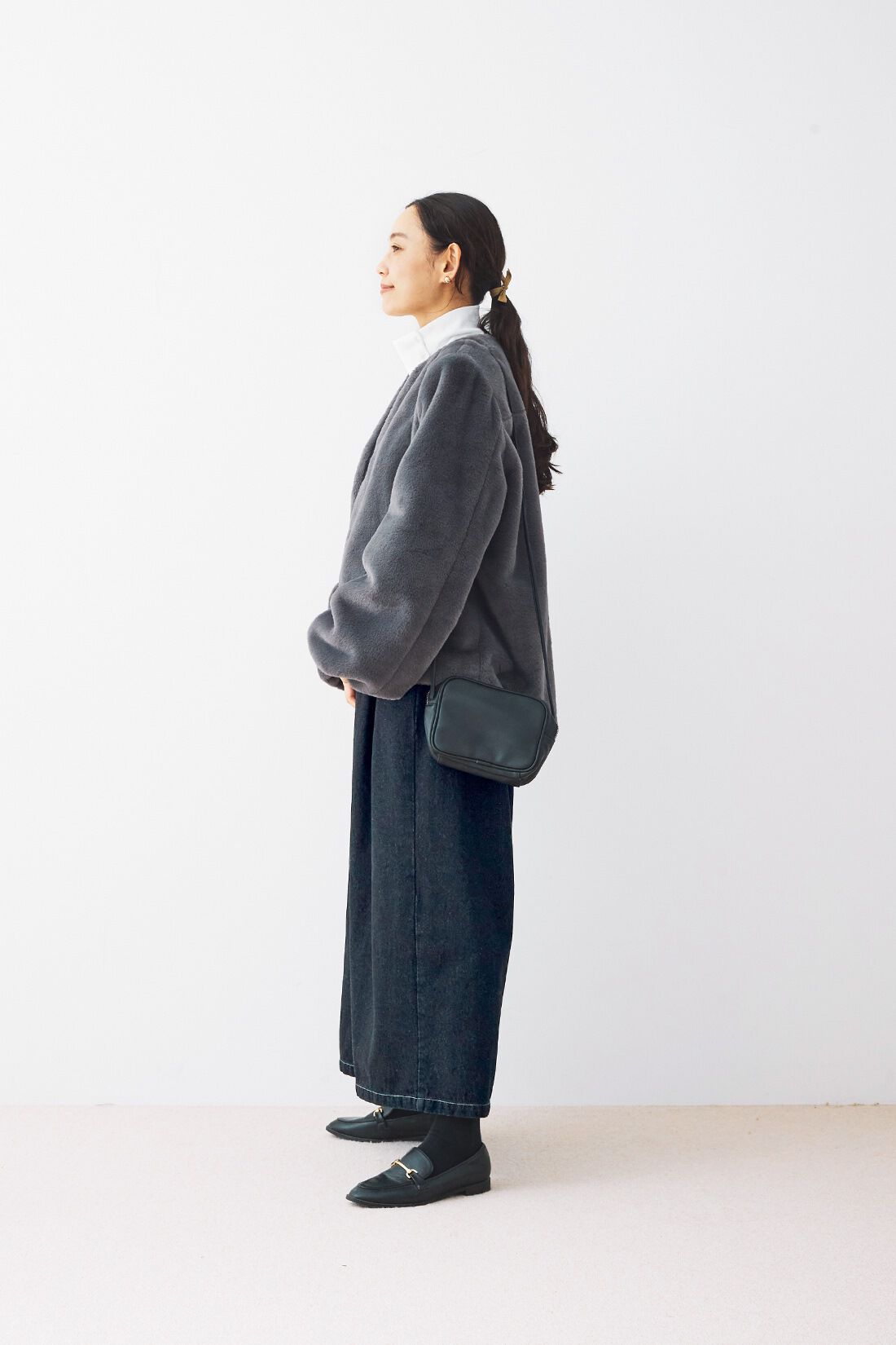 and myera［アンドマイラ］|and myera フェイクファーで作ったジャケット