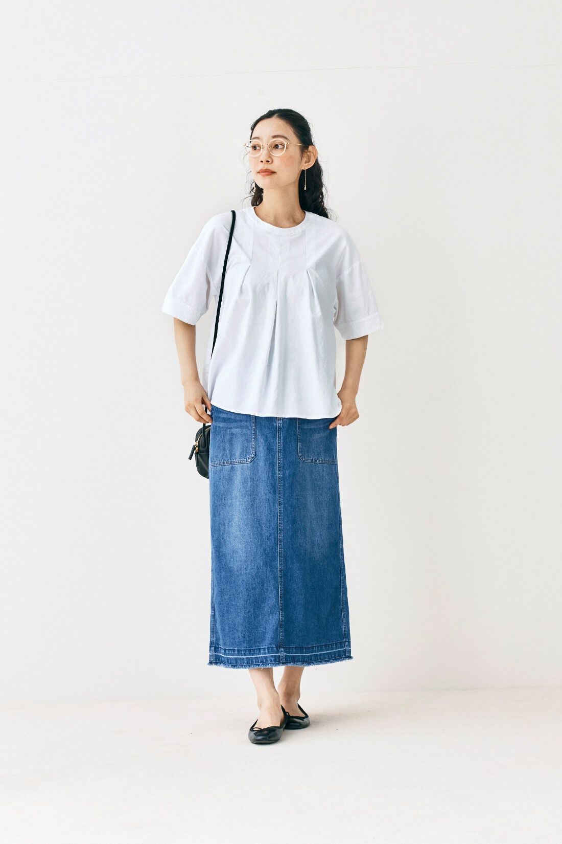 and myera［アンドマイラ］|and myera 布はくのTトップスの会