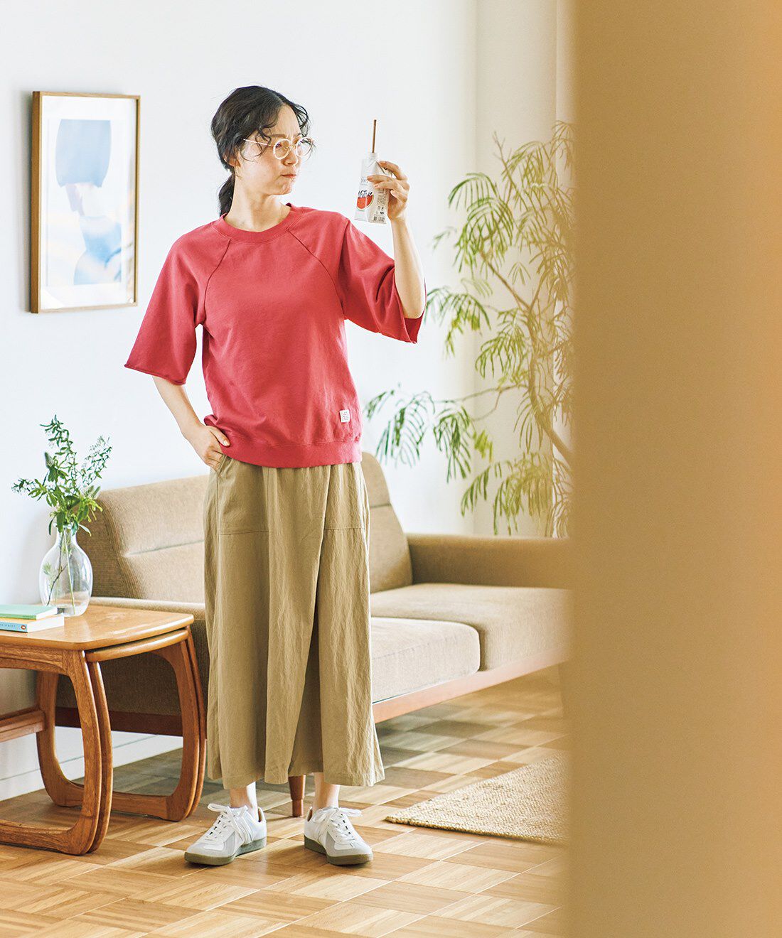 and myera|and myera ミニ裏毛で作ったTシャツ