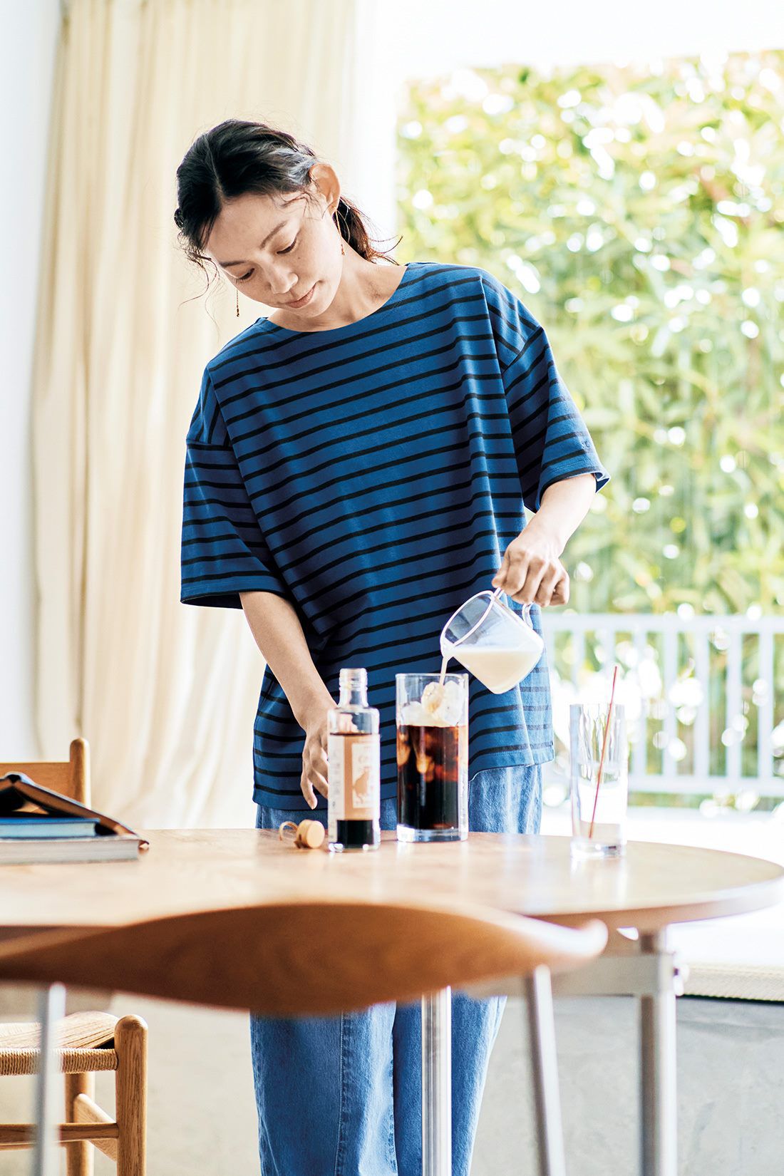 and myera|and myera 大人色ボーダーTシャツの会