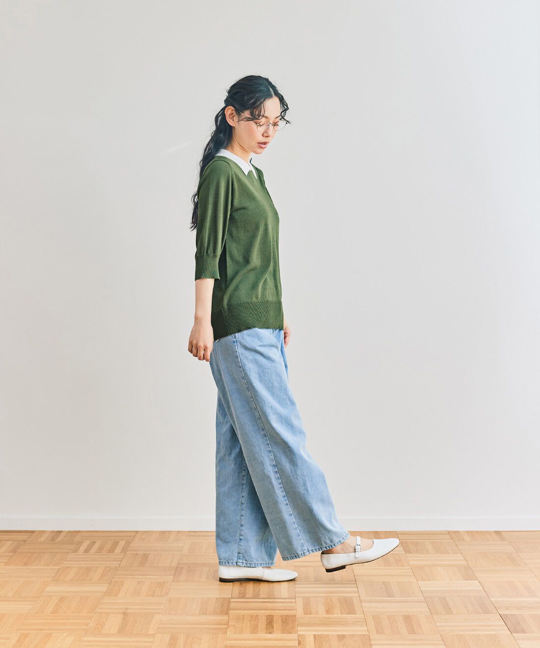 and myera|【初回お試しキャンペーン】and myera クレリックニットポロシャツの会