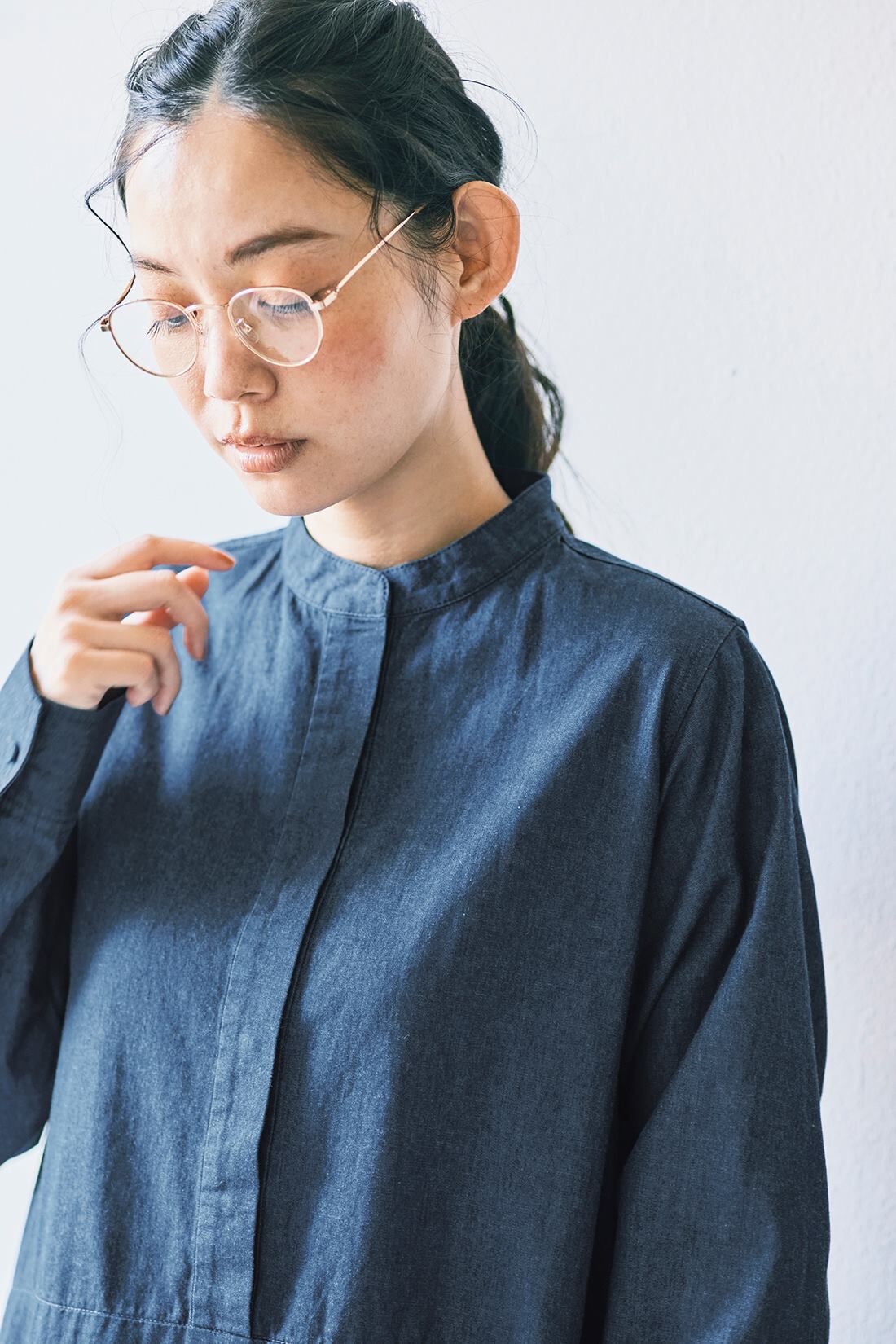 and myera ラフすぎないデニムワンピース｜and myera