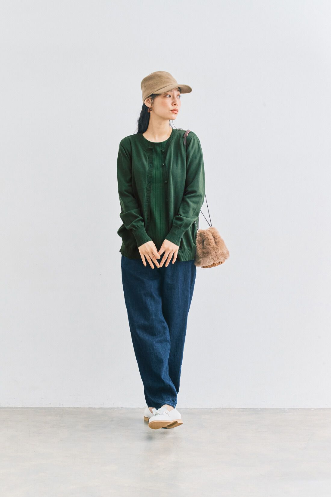 and myera［アンドマイラ］|and myera カーディガンとTシャツのアンサンブルセット