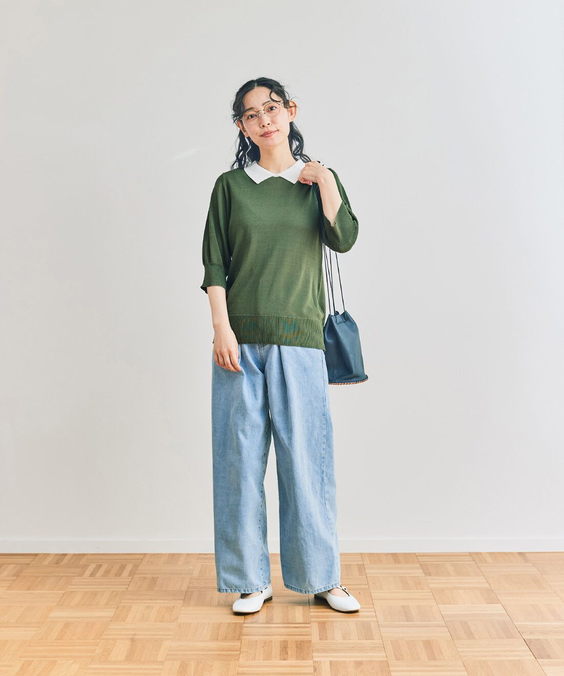 and myera|【初回お試しキャンペーン】and myera クレリックニットポロシャツの会