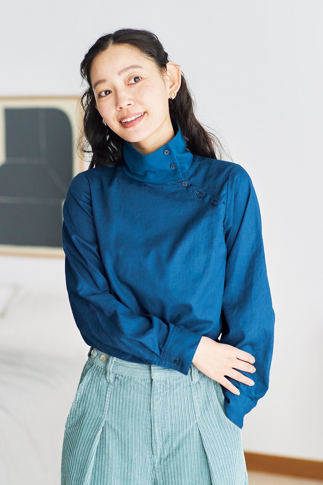 and myera［アンドマイラ］|and myera タートルネックなトップスの会
