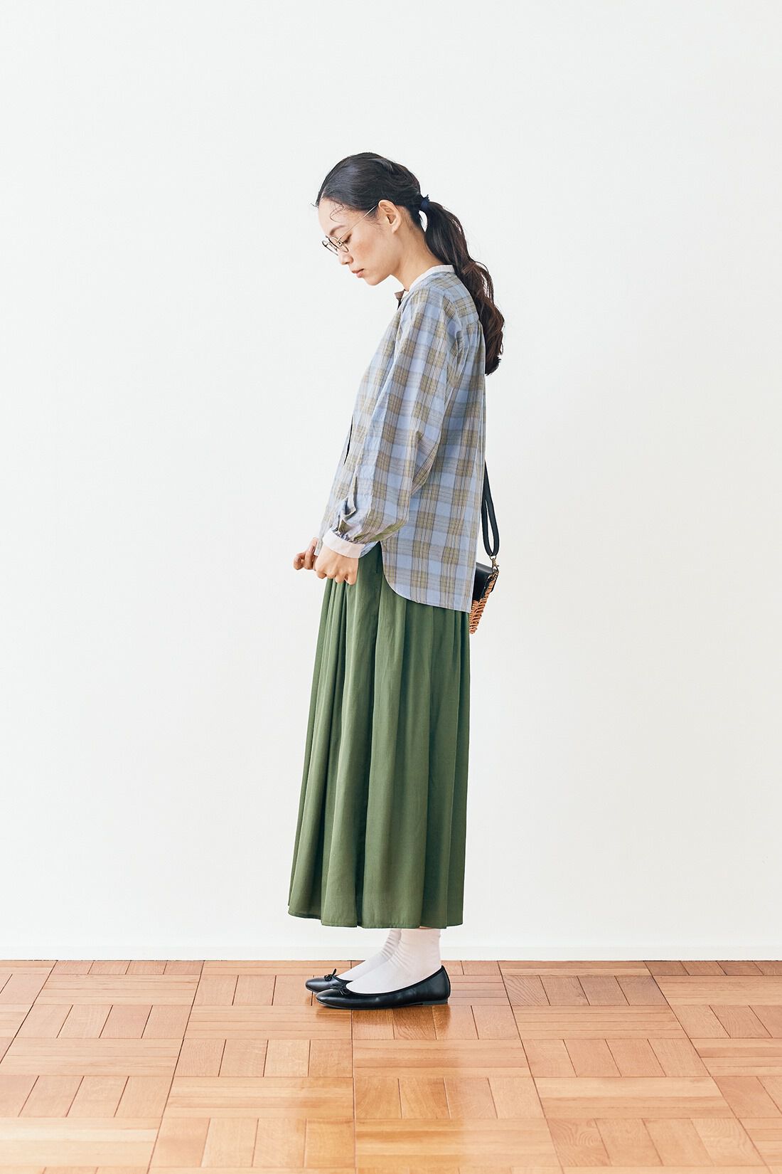 and myera［アンドマイラ］|and myera クレリックなチェックブラウス