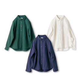 and myera | ａｎｄ　ｍｙｅｒａ着まわし麻混シャツ