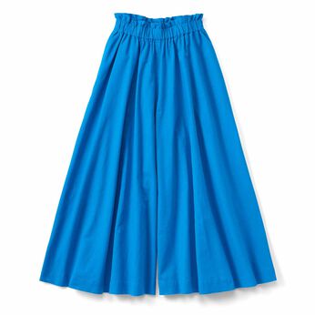 シロップ． | スカートみたいなガウチョパンツ〈ブルー〉