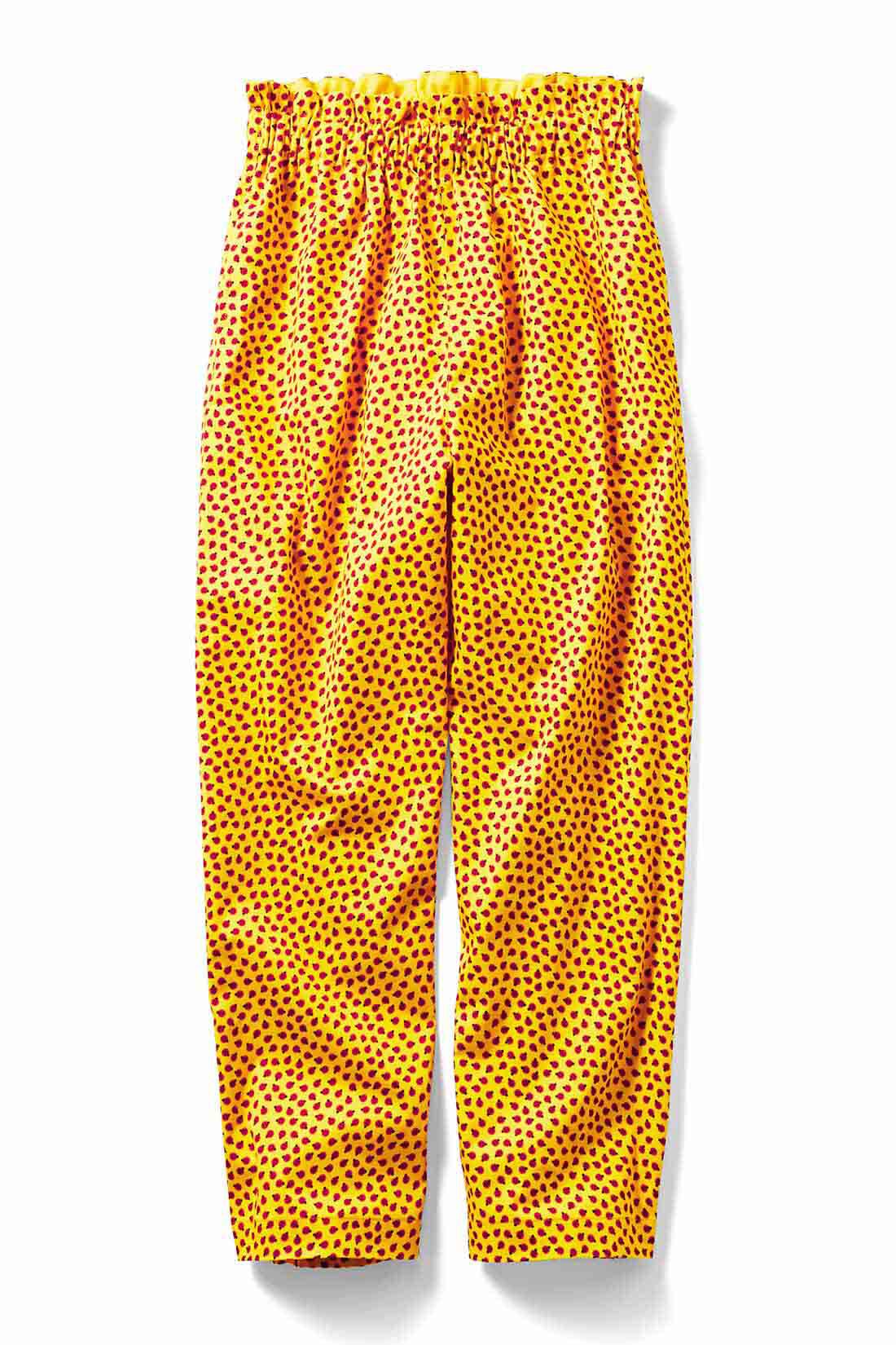 SYRUP. [シロップ．]|シモジマコラボ 重ね着にもピッタリ！ ファンシーラッピングみたいなゆるっとパンツ〈シモジマテントウムシ〉