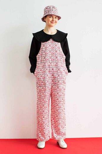 SYRUP. [シロップ．] | シモジマコラボゆるっとサロペット〈ストップペイル
