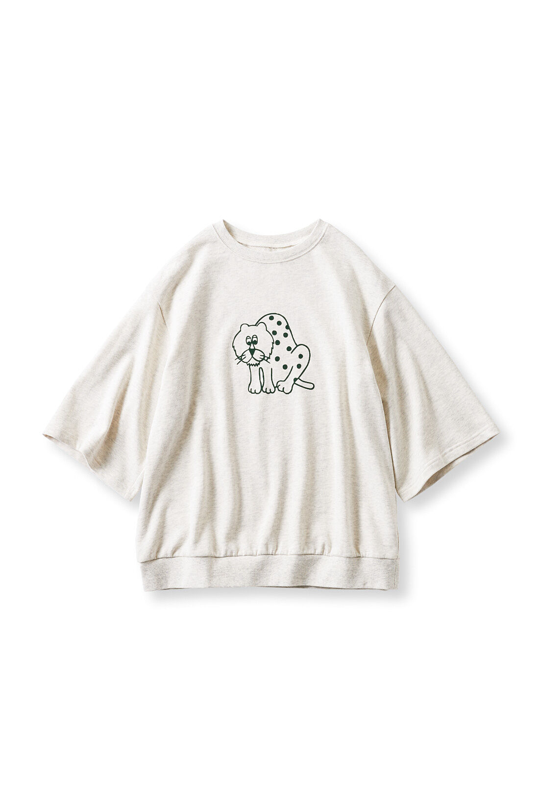 シロップ．|アデリアレトロ×シロップ．　フロッキープリントにときめくスウェットトップス〈ズーメイト〉の会|ヒョウ