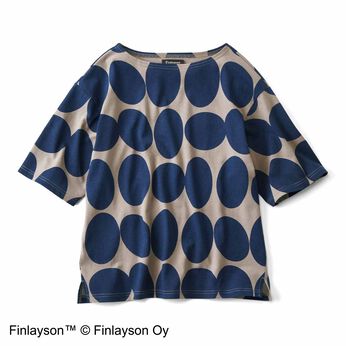 SYRUP. [シロップ．] | Finlayson ボートネックTシャツ〈ポップ〉