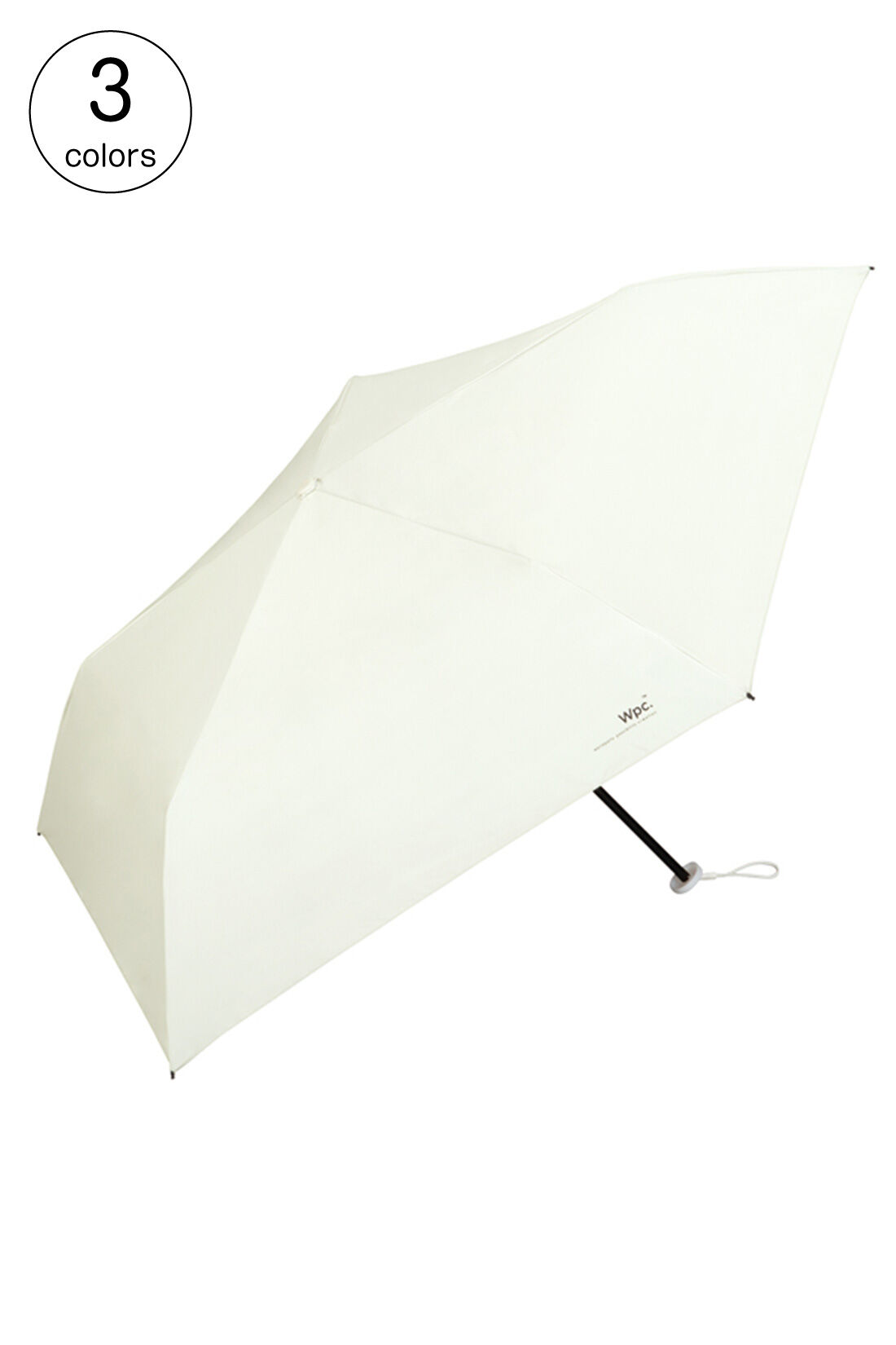 SYRUP. [シロップ．]|【WEB限定】遮光軽量ソリッドmini折りたたみ晴雨兼用傘【シロップ．バスケット】|1.オフホワイト