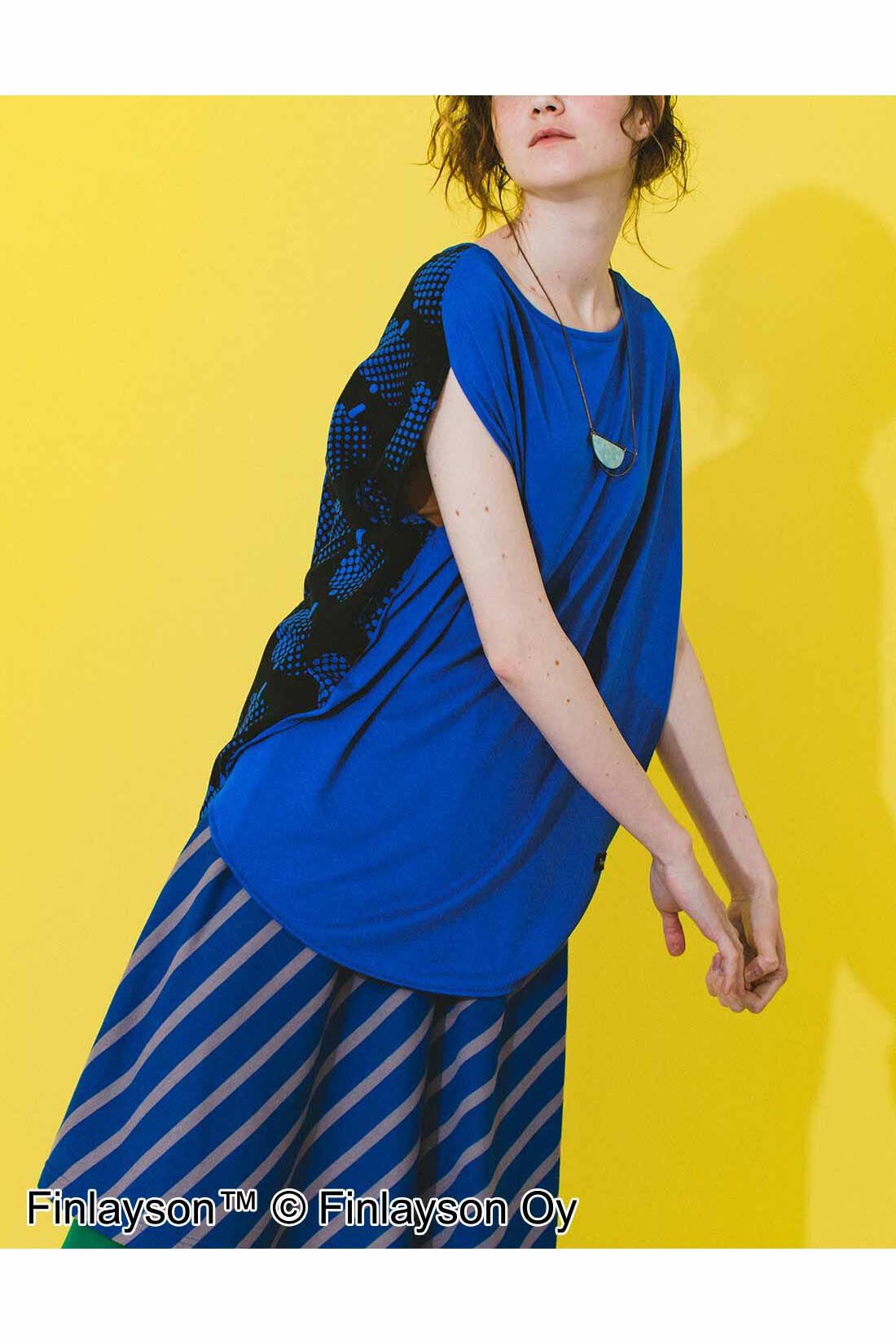 フィンレイソン 前後ろ着られる まぁるい形のTシャツ〈オプティネン オメナ〉｜シロップ．｜フェリシモ【公式通販】