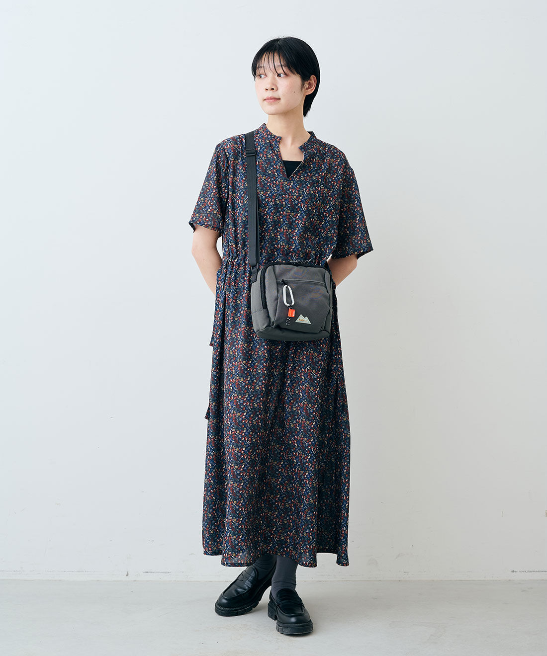 SYRUP. [シロップ．]|【WEB限定】仕切りミニショルダー【シロップ．バスケット】|モデル身長：163cm
