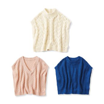 シロップ． | シロップ.　コットン100％ニットベストの会