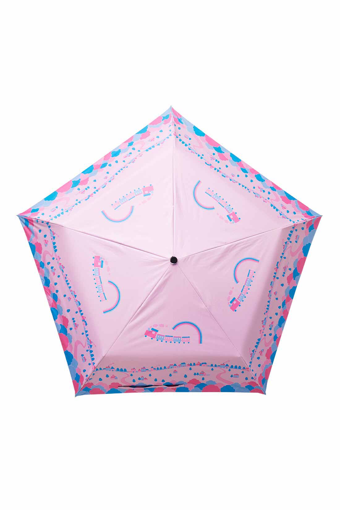 シロップ．|シモジマコラボ 軽量晴雨兼用折りたたみ傘〈シモジマトレイン〉