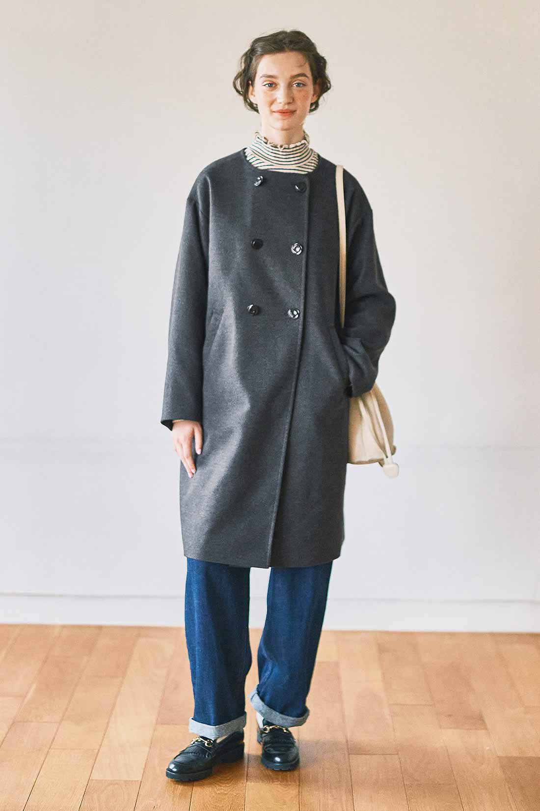 SYRUP. [シロップ．]|シロップ. フランスの印象派画家モネの世界をまとう クラシックコート〈チャコールグレー〉