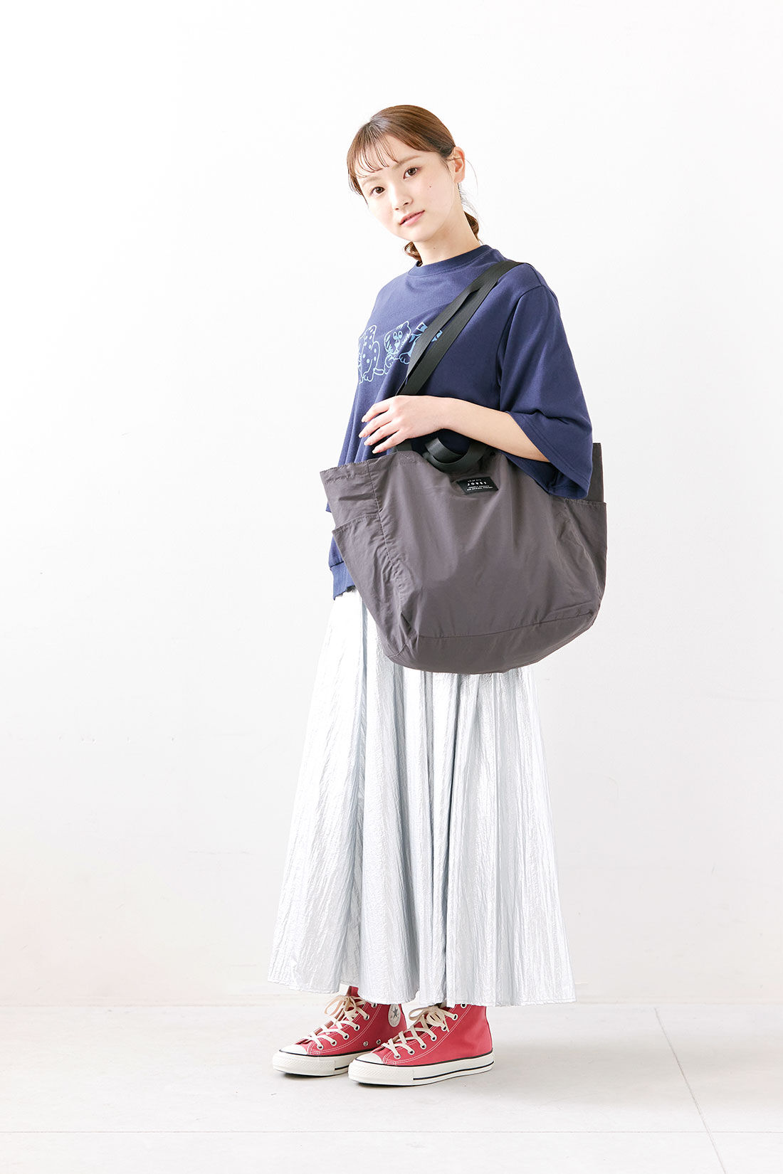 SYRUP. [シロップ．]|【WEB限定】ふわかる２ーＷＡＹトート【シロップ．バスケット】|3.ダークグレー