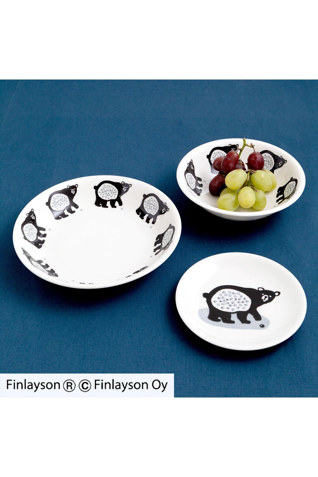 シロップ．|フィンレイソン　クマの３種の食器セット〈オッツォ〉