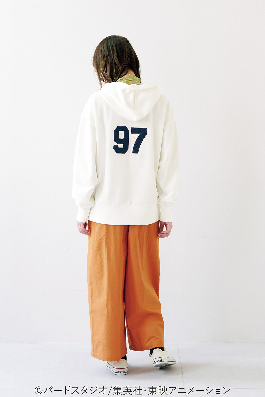 SYRUP. [シロップ．]|シロップ． コットン100%のカラーガウチョパンツ|身長162cm/Mサイズ着用