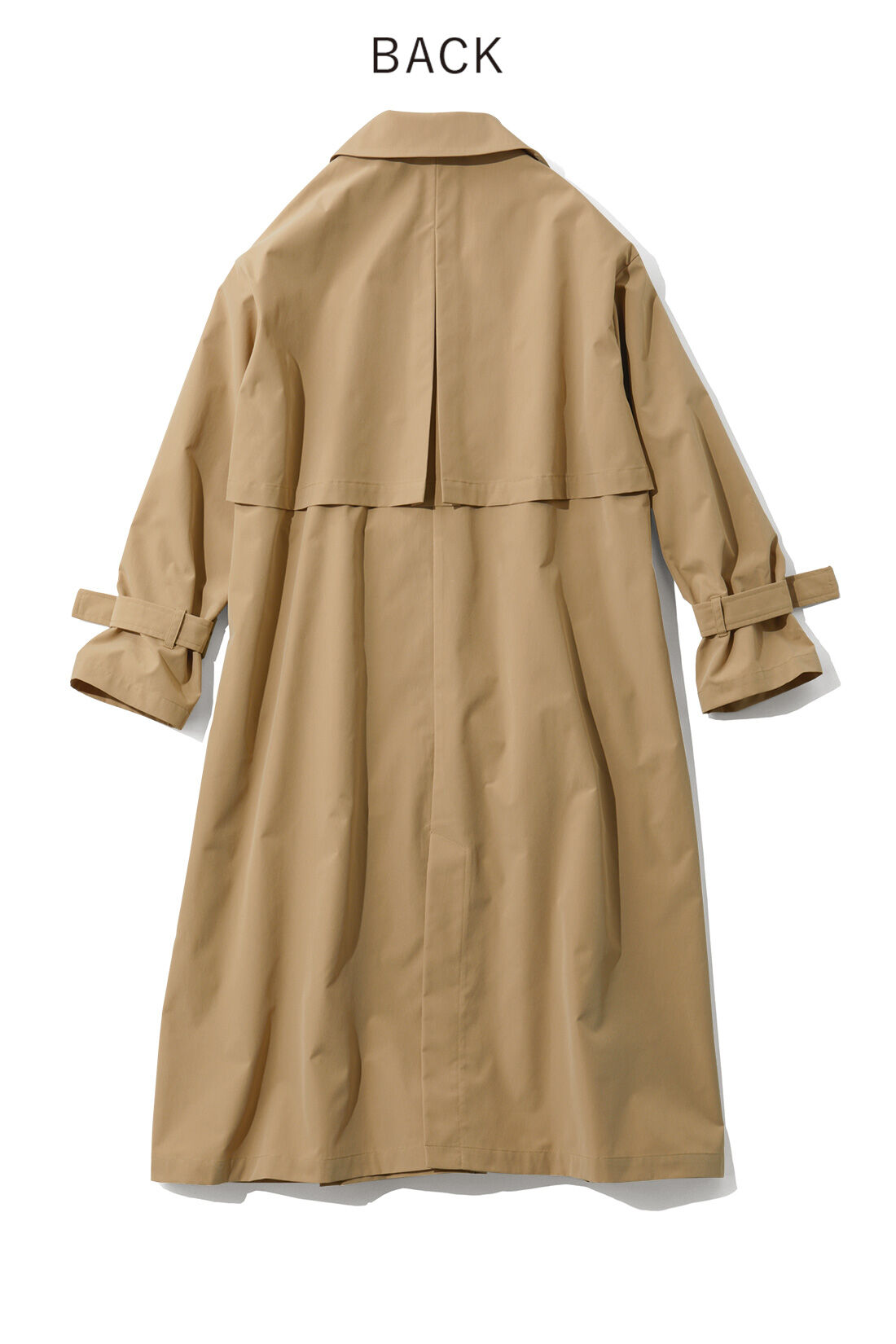 SYRUP. [シロップ．]|シロップ． 軽やかにはおれるカジュアルトレンチコート〈ベージュ〉|風にふわりとなびくアンブレラヨーク。