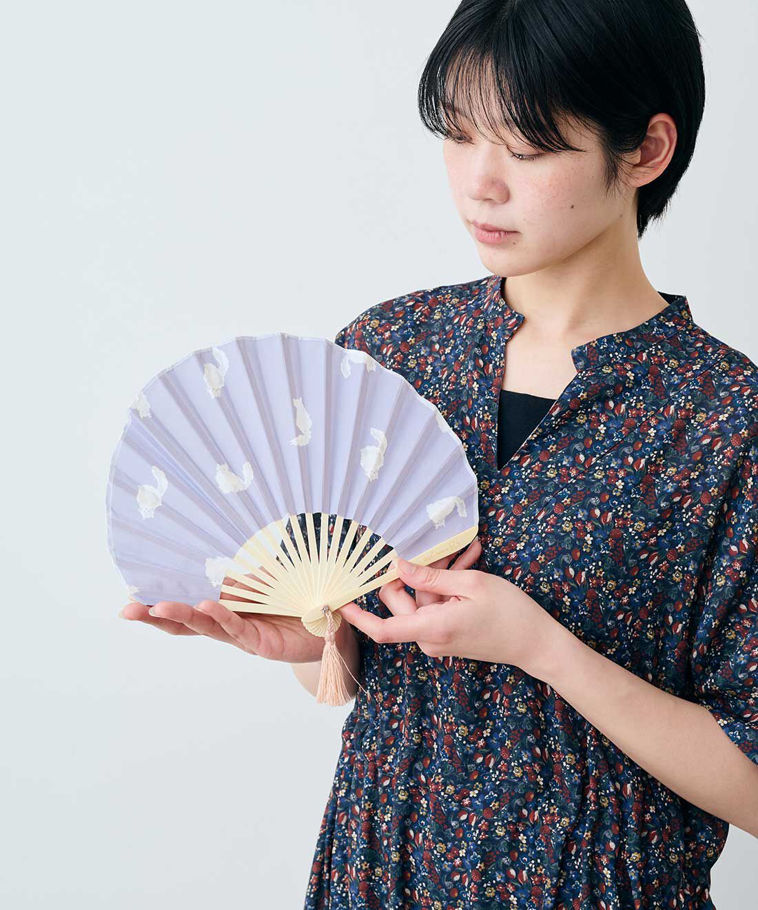 シロップ．|【WEB限定】WPCギフトボックス入りデザイン扇子【シロップ．バスケット】