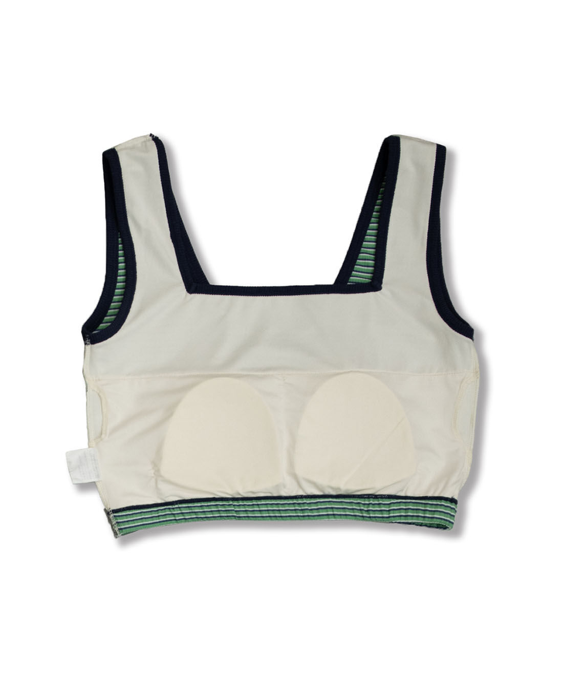 シロップ．|【WEB限定】miller ボーダータンクトップ＆パンツ スイムウェアーセット〈テラコッタオレンジ〉【シロップ．バスケット】