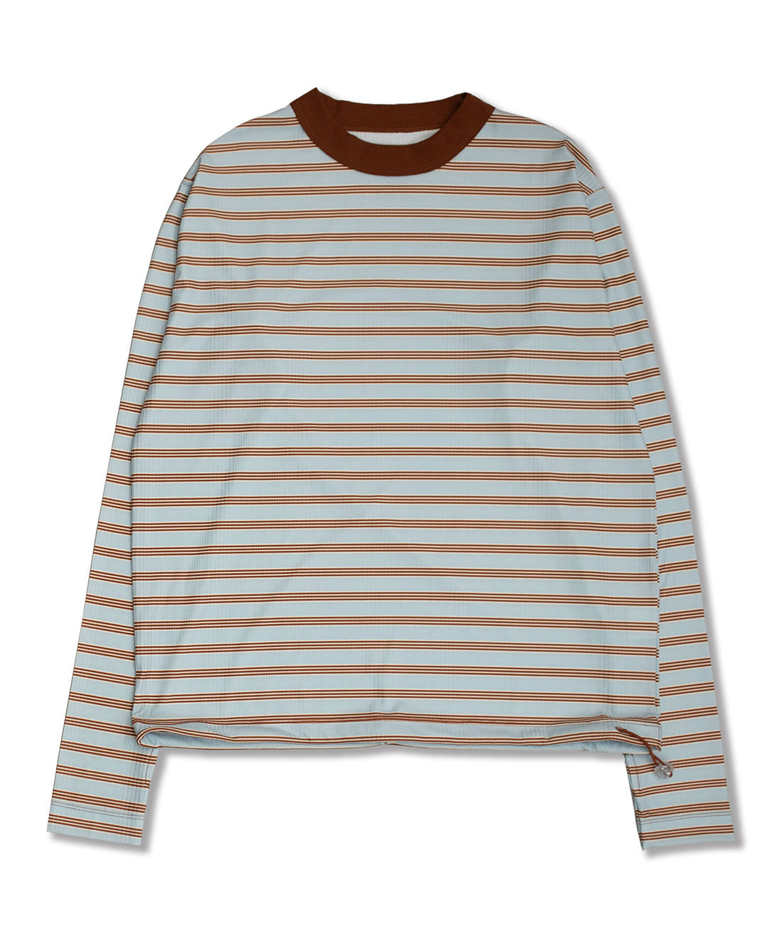 シロップ．|【WEB限定】miller ボーダーラッシュガード〈ブルー〉【シロップ．バスケット】