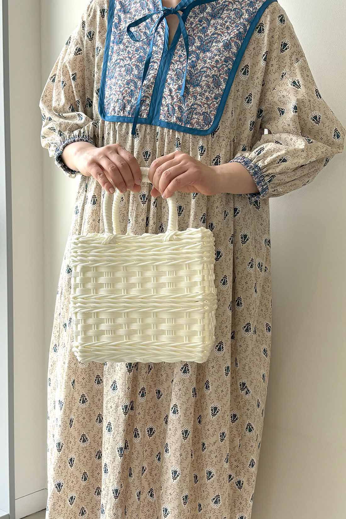 シロップ．|【WEB限定】 メゾンベール　チューブカゴバッグ【シロップ．バスケット】