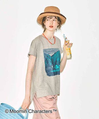 シロップ． | ムーミン 挿し絵 プリントチュニックTシャツの会