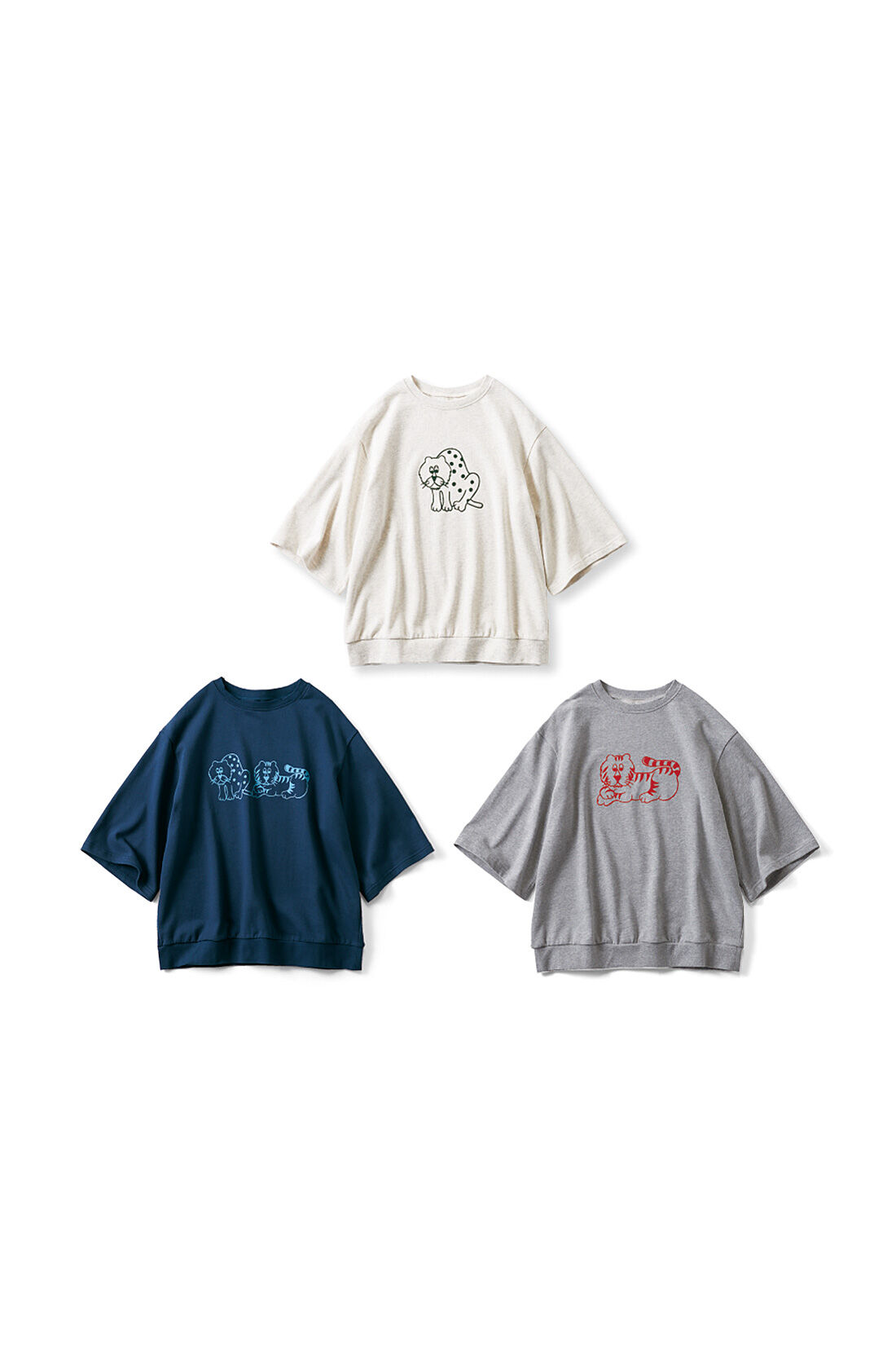 シロップ．|アデリアレトロ×シロップ．　フロッキープリントにときめくスウェットトップス〈ズーメイト〉の会