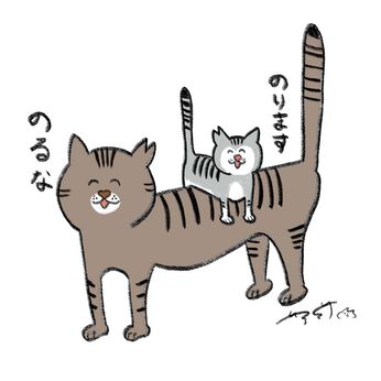 猫部 | ロングコートダディ堂前×猫部チャリティーＴシャツ