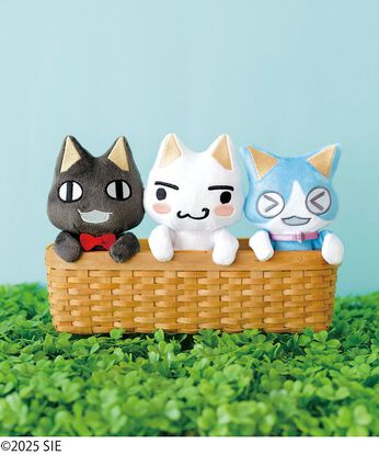猫部 | どこでもいっしょ×猫部引っかけぬいぐるみポーチ