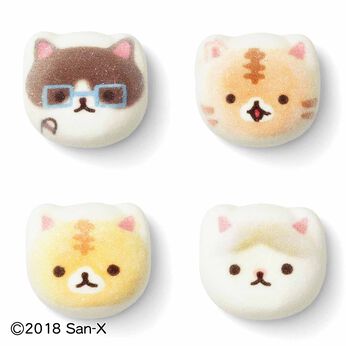 猫部 | コロニャと猫部員の ミニ和風ニャシュマロ