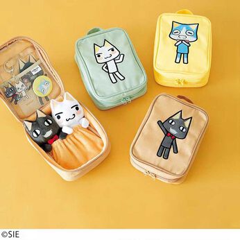 猫部 | どこでもいっしょ×猫部トロたちの宝箱ポーチ