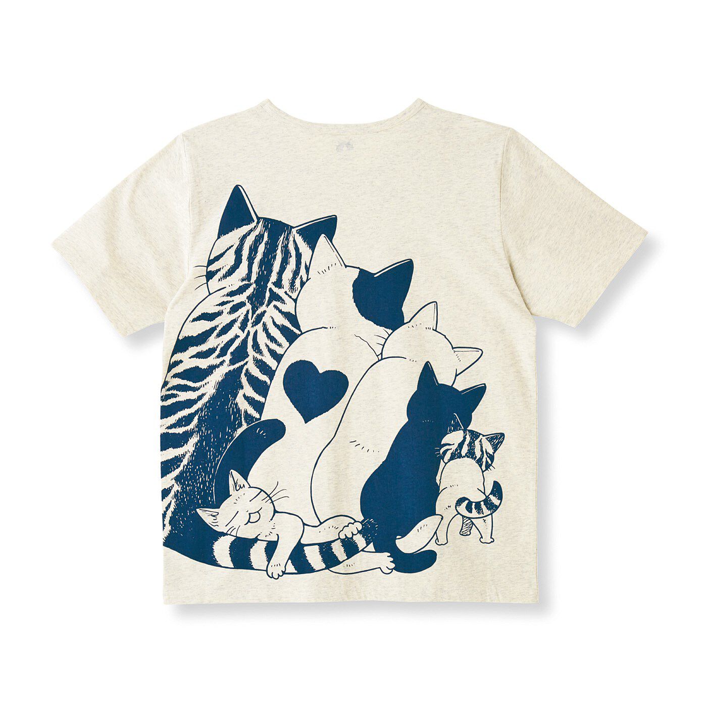 猫部|漫画家 山野りんりんさんとつくった　怒涛の猫圧　猫好き猛アピールTシャツの会|back