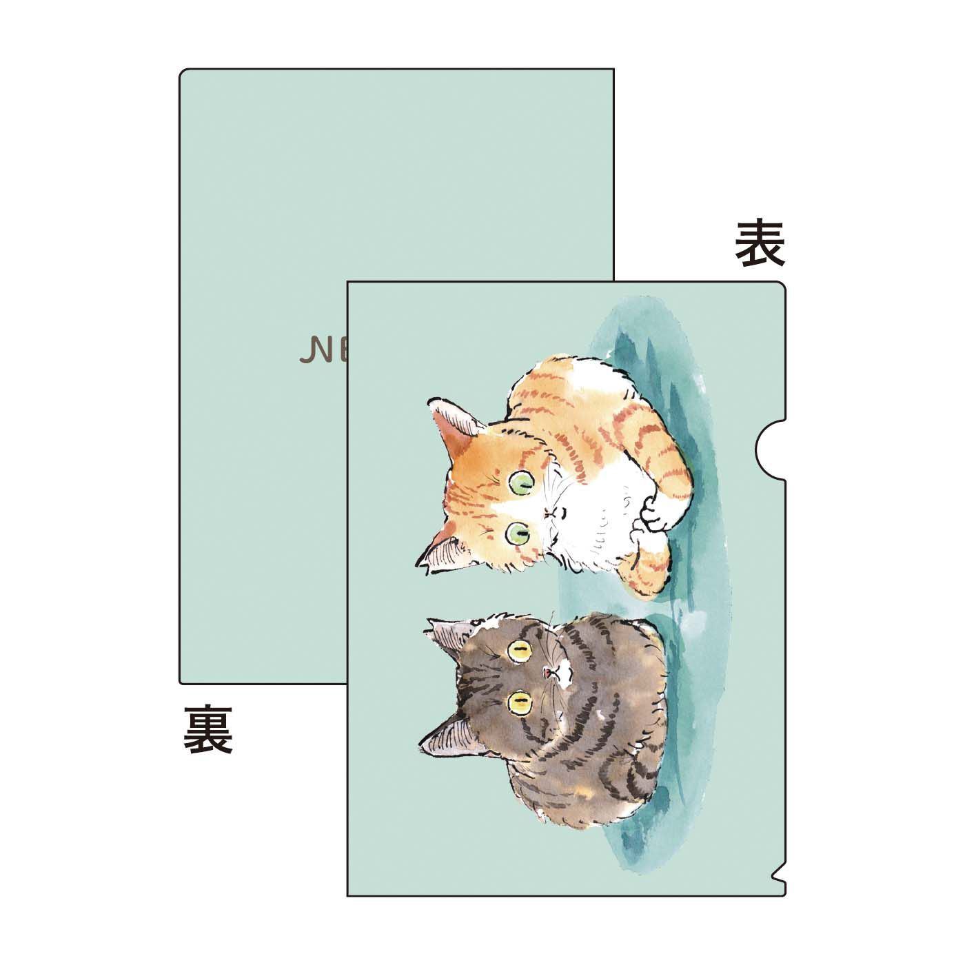 猫部|【6月分以降お届け】ハラ ミチヨ×猫部　地域猫チャリティークリアファイルセット2024