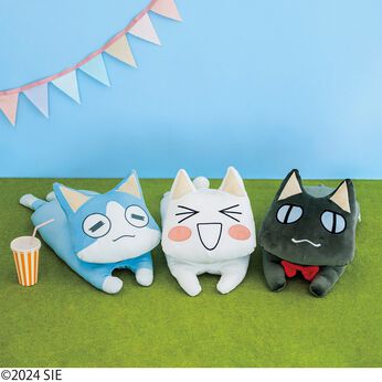 猫部 | どこでもいっしょ×猫部トロたちクッション