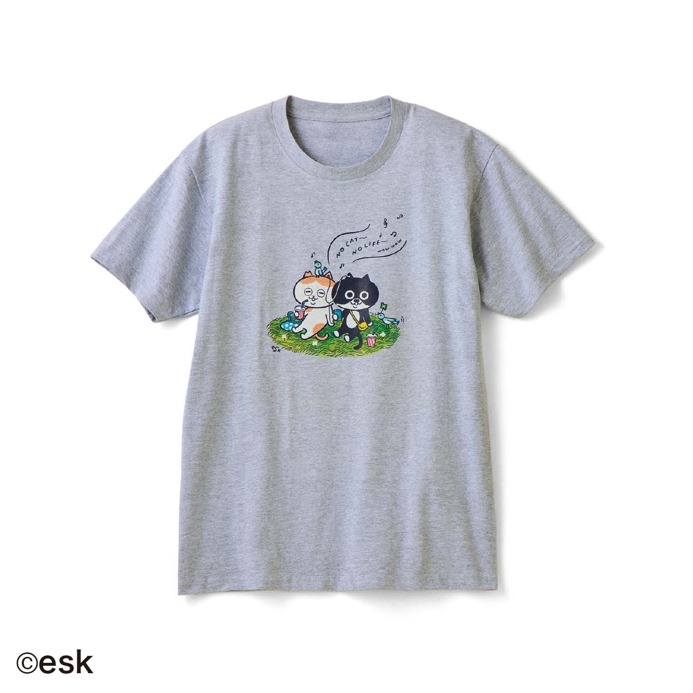 猫部|esk×猫部　地域猫チャリティーTシャツ2024