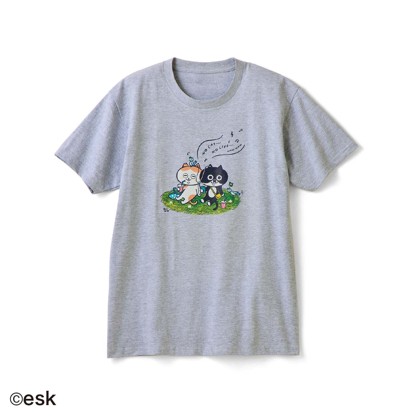 猫部|【6月分以降お届け】esk×猫部　地域猫チャリティーTシャツ2024