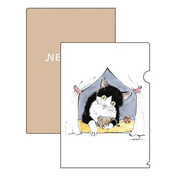 猫部 | ハラミチヨ×猫部チャリティークリアファイルセット