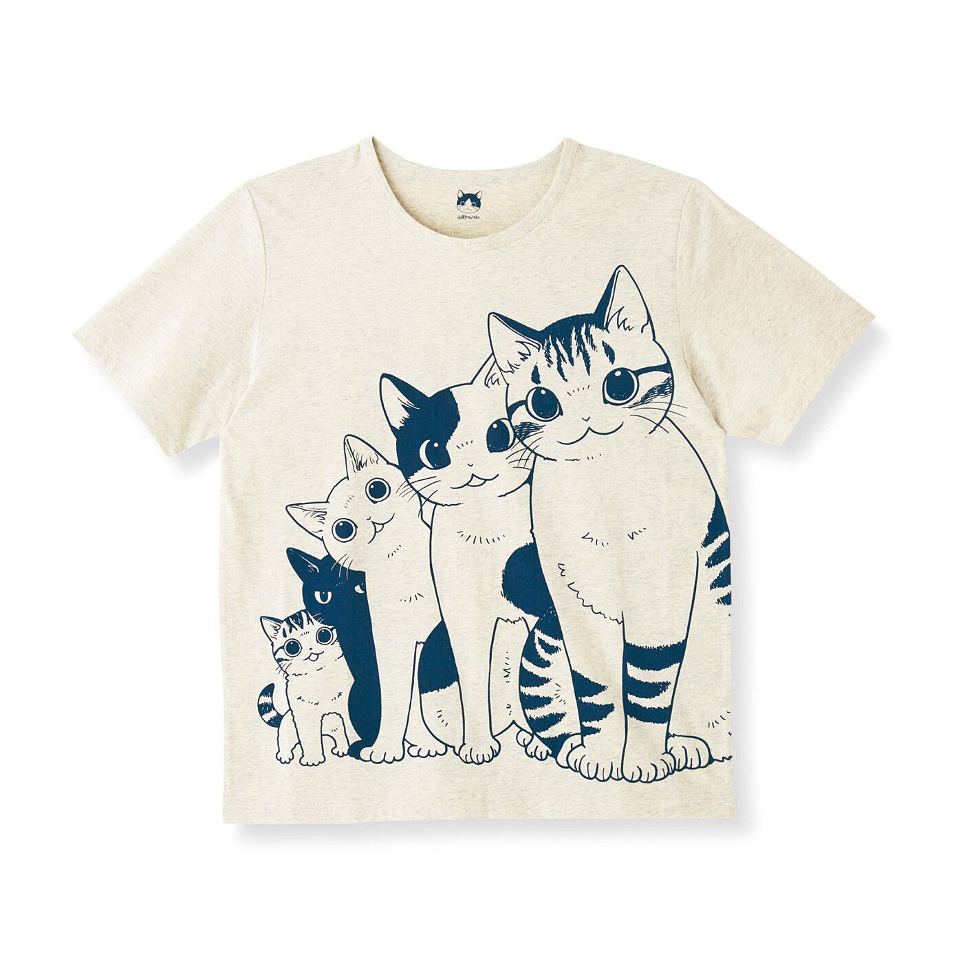 猫部|漫画家 山野りんりんさんとつくった　怒涛の猫圧　猫好き猛アピールTシャツの会|〈ニャーニャートレイン〉