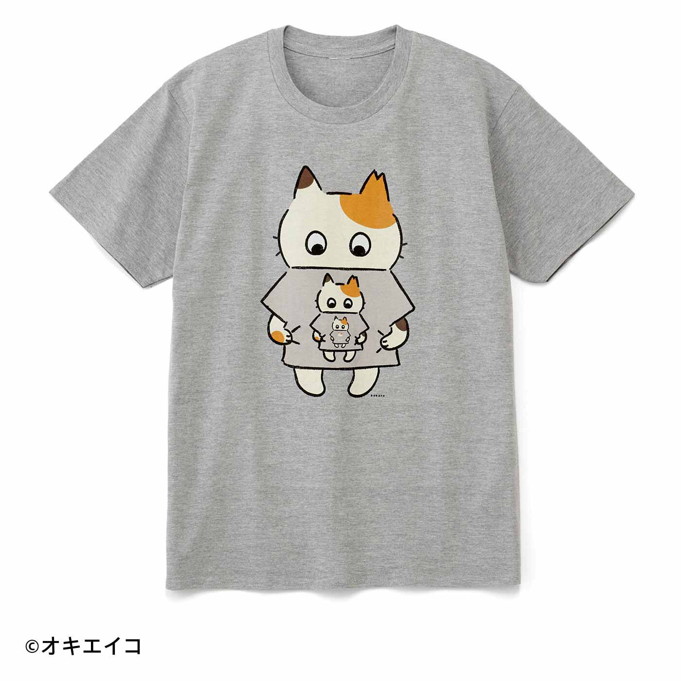【タグ付未使用】 \u0026ellecy 猫Tシャツ