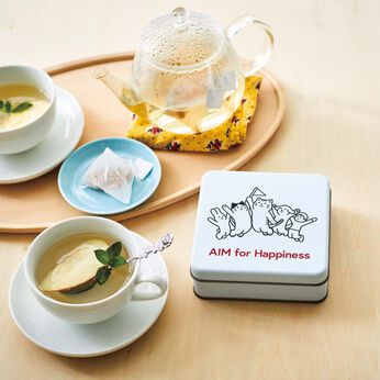 猫部 | AIM医学研究支援缶入りアップルカモミールティー