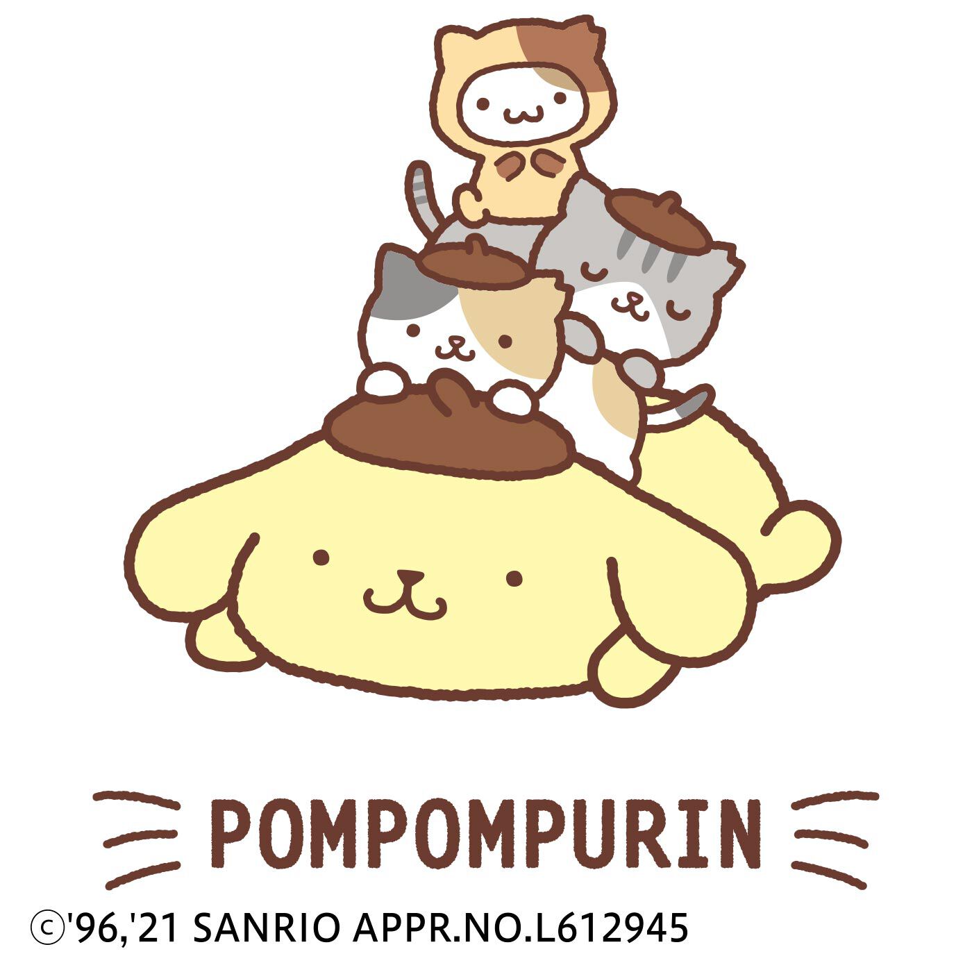 猫部|ポムポムプリン×猫部 地域猫チャリティークリアファイル2021