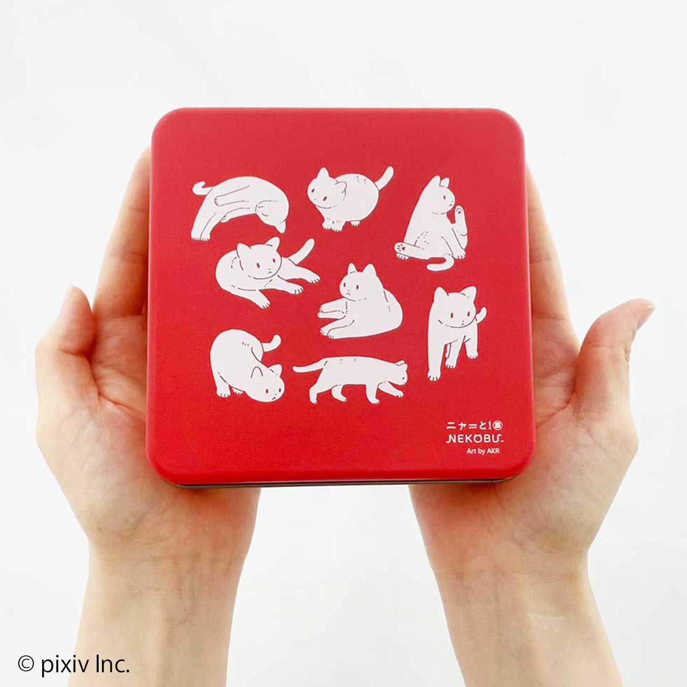 猫部|ニャーと!展×猫部　缶入りルイボスティーの会|かわいい缶は、お茶を楽しんだあとは小物入れになります。