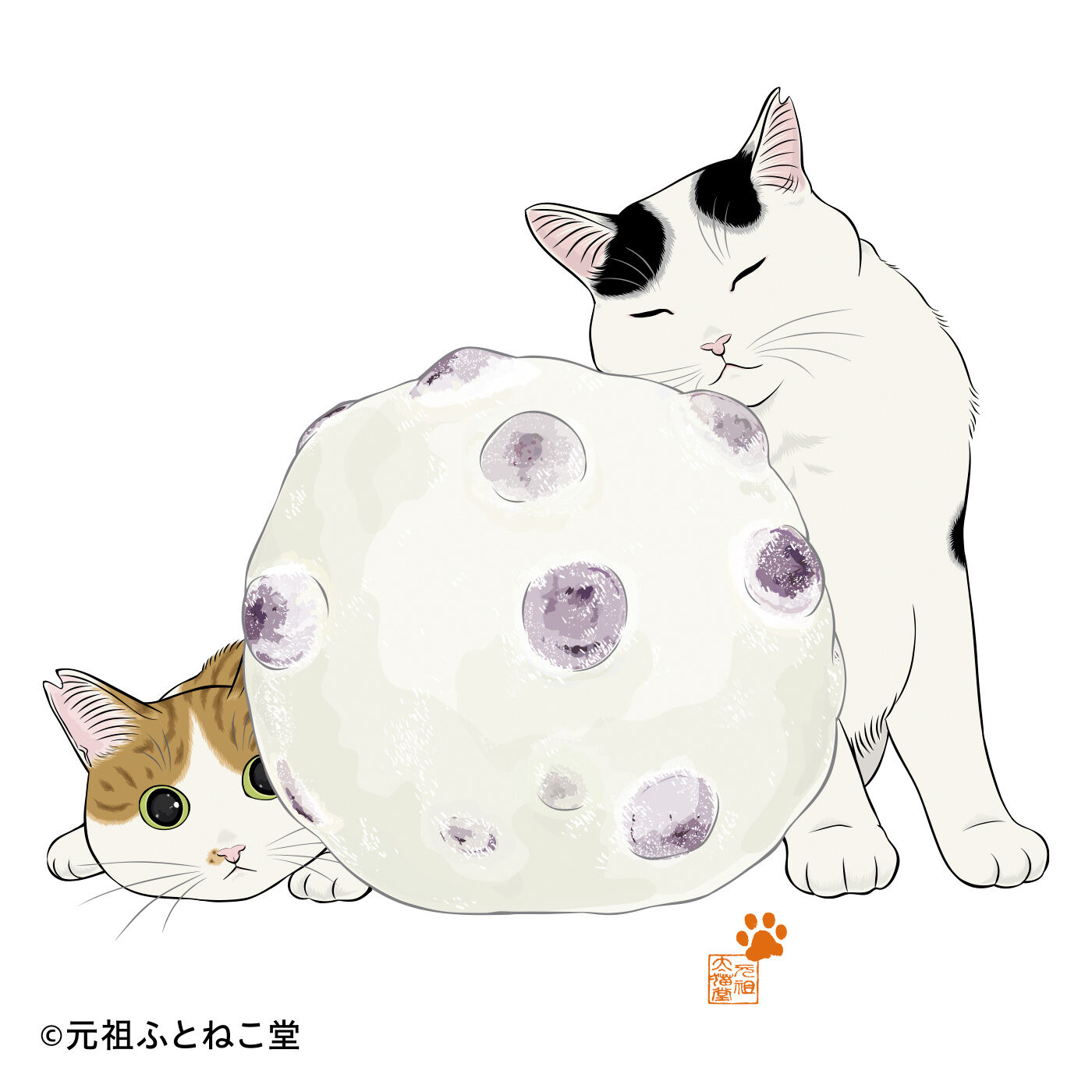 猫部|元祖ふとねこ堂×猫部 地域猫チャリティークリアファイル2023