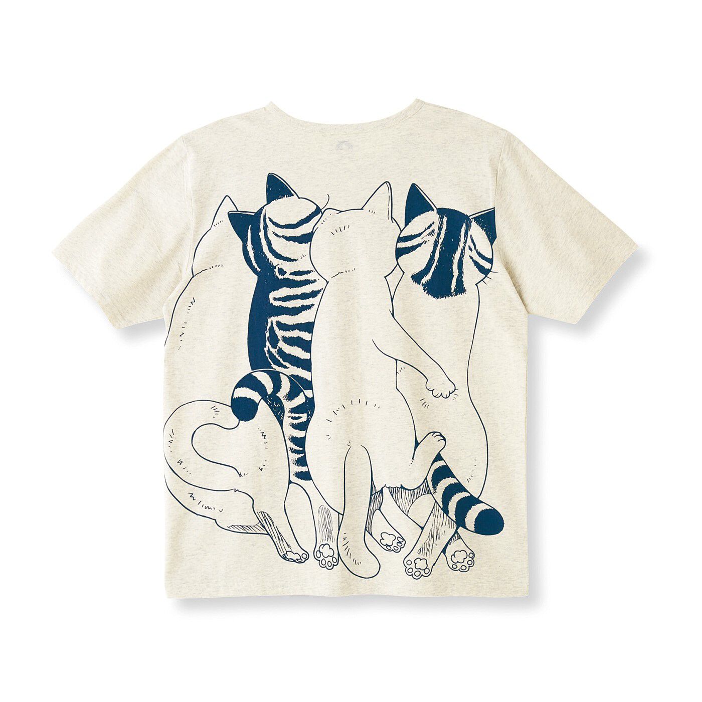 猫部|漫画家 山野りんりんさんとつくった　怒涛の猫圧　猫好き猛アピールTシャツの会|back